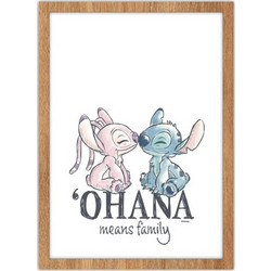 Arditex Φωτιζόμενη κορνίζα stitch (ohana σημαίνει οικογένεια) WD17888