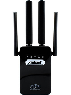 Andowl Q-T83 Wi-Fi Extender Single Band (2.4GHz) 100Mbps
