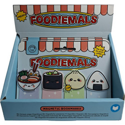 Foodiemals Ramen and Sushi magnetic bookmark set