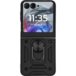 Sonique Ring Armor CamPro Θήκη Μαύρο (Motorola Razr 50)