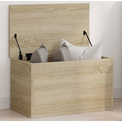 vidaXL Κουτί Αποθήκευσης Sonoma Δρυς 60x35x35cm Επεξεργασμένο Ξύλο 1 τεμ