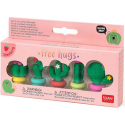 Legami(R) 5Pcs Σετ Γόμες Free Hugs- Cactus