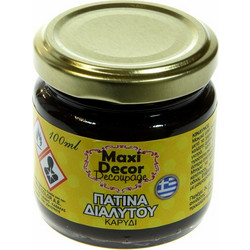 Πατίνα διαλύτου Maxi Decor καρυδί 100ml