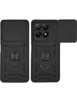 Sonique Ring Armor CamPro Θήκη Κινητού για Xiaomi 15T 5G Black