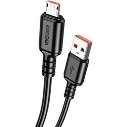 KAKUSIGA καλώδιο micro USB σε USB KSC-982, 3A, 480Mbps, 1m, μαύρο