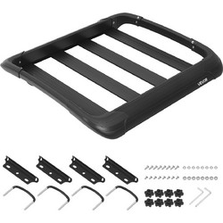 VEVOR Καλάθι Οροφής Αυτοκινήτου 965 x 965 x 142 mm, Universal, 68,04 kg, για SUV & Truck HJSXLK3838INEASCG001V0