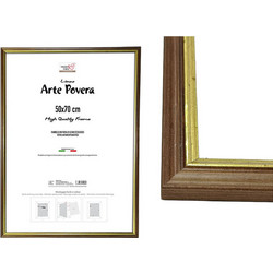 Κορνίζα Καφέ Ξύλο 50x70cm