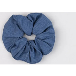 παιδικό scunchie μαλλιών μπλε denim για κορίτσι