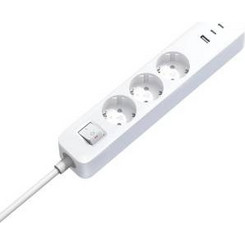 Xiaomi Multipresa PowerStrip 3 Schuko + 3 USB 16A/250V 1.4M White