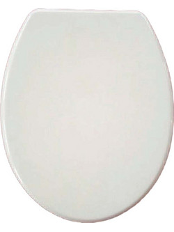 Sidirela E-2689 Καπάκι Λεκάνης Οβάλ Duroplast Λευκό 44.5x38cm