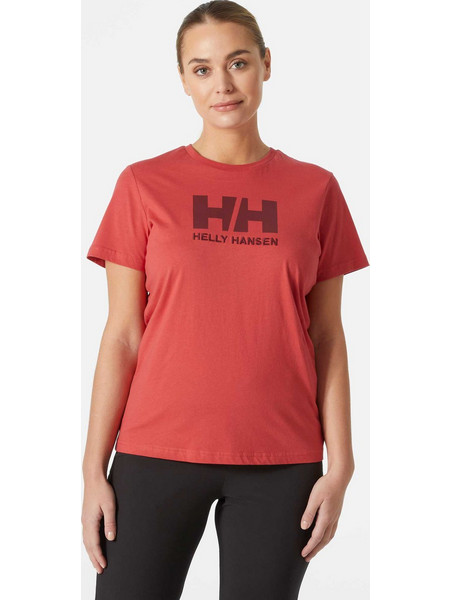 HELLY HANSEN Κοντομάνικη Μπλούζα W HH LOGO T-SHIRT RED