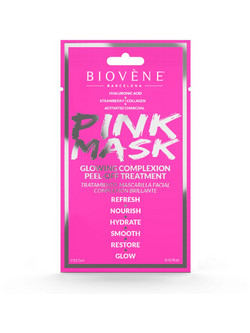 Biovene Pink Peel-Off Μάσκα Προσώπου για Καθαρισμό με Αργκάν & Ρετινόλη 12.5ml