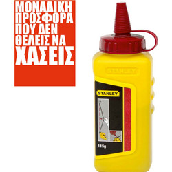 ΣΚΟΝΗ ΡΑΜΑΤΟΣ STANLEY 1-47-404 ΚΟΚΚΙΝΗ 115GR