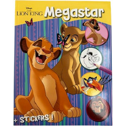 Βιβλίο Ζωγραφικής Disney The Lion King Megastar Α4 με 128 Σελίδες & Αυτοκόλλητα 400691