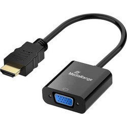 MediaRange HDMI to VGA Video Converter Black
