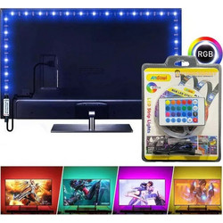 Αδιάβροχη Ταινία LED RGB USB 3m Andowl Q-DT30 με Τηλεχειριστήριο - IP67