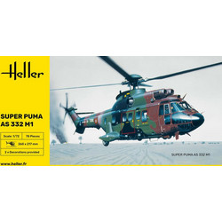 Heller Super Puma AS 332 M1 Συναρμολογούμενο Πλαστικό Μοντέλο Ελικοπτέρου 1:72