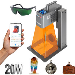 VEVOR Φορητός Χαράκτης Λέιζερ 2 σε 1, 20W Μπλε / 2W IR BXSZJJGDKJSG9KWT7001V2