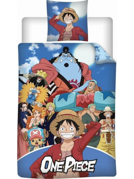 One Piece - Straw Hat Pirates Σετ Παπλωματοθήκης (Παπλωματοθήκη 140x200cm & Μαξιλαροθήκη)