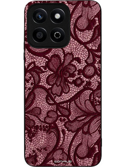 Sonique DIVA Series Μπορντό Δαντέλα Θήκη (Honor X7c)