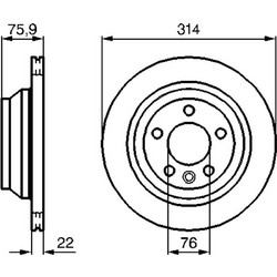 Bosch Δισκόπλακα - 0 986 479 B72