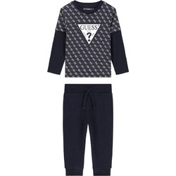 GUESS SET LS T-SHIRT+ACTIVE PANTS ΣΕΤ ΠΑΙΔΙΚΟ BOY N6YG02K4077-PMN9 DarkBlue