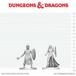 Dungeons & Dragons Nolzur's Mini - Black Gauntlet & Zhentilar Paladin of Bane Unpainted Μινιατούρα