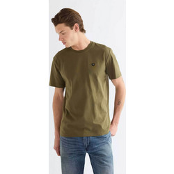 Wrangler(R) ανδρικό T-shirt με λογότυπο Regular Fit Sign Off - 112388207 Λαδί