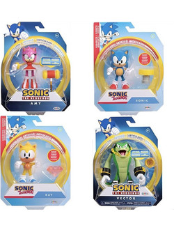 Jakks Pacific Sonic The Hedgehog Wave 10 Σετ 6 Φιγούρες