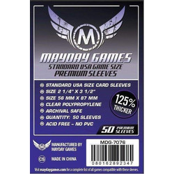 Mayday Sleeves - USA Premium 56x87mm (50 θήκες)