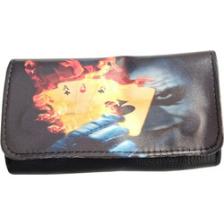 Καπνοσακουλα καπνοθηκη συνθετικη σχεδιο Joker Cards 14x8cm 44607-014-22