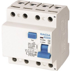 ΡΕΛΕ ΔΙΑΡΡΟΗΣ 4Χ63Α 30mΑ GACIA TYPE A