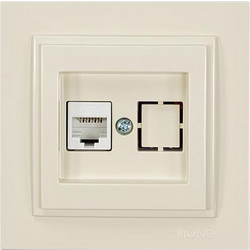 ΠΡΙΖΑ DATA CAT 6 RJ 45 MONH ΜΠΕΖ