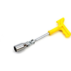 Amio - Μπουζόκλειδο T-Handle 21mm για Εύκολο Λύσιμο και Σφίξιμο Μπουζί με Σταθερό Κράτημα και Άνετη Χρήση - 1 Τεμ. (01720/AM)
