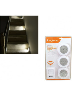 Ασύρματες LED Λάμπες 3 τμχ Kingavon BB-RT210