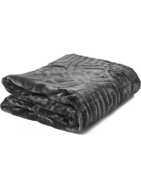 Ανάγλυφη Κουβέρτα Xρώματος Aνθρακί SLEEPTIME 8720105644399