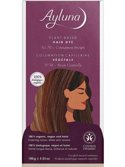 Ayluna Plant-Based Hair Dye 70 Cinnamon Brown 100gr