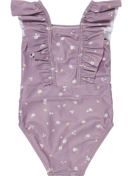 Little Dutch Mauve Blossom Βρεφικό Μαγιό Ολόσωμο για Κορίτσι Λιλά 30328