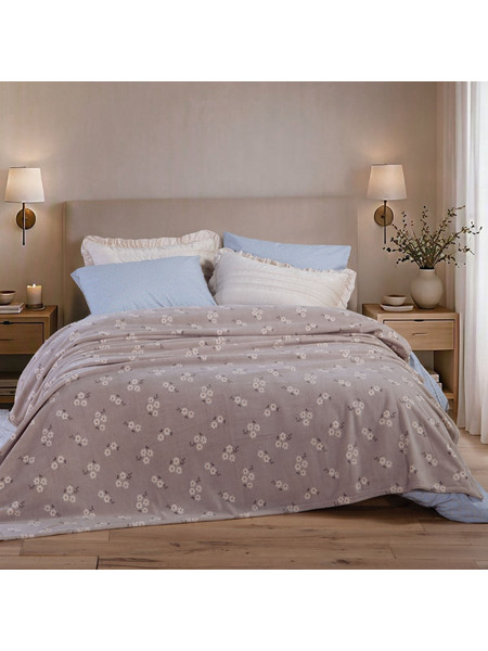 Κουβέρτα Fleece Υπέρδιπλη Judith GREY Nef Nef Homeware