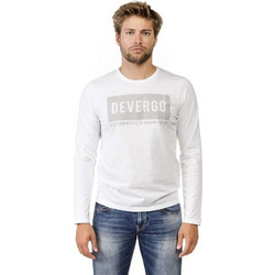 Devergo Men's L/S T-Shirt 4063 - White