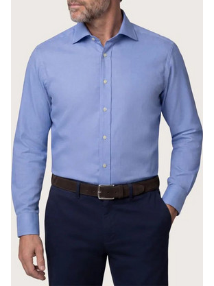 CAMICISSIMA PERMANENT SHIRT LONG SLEEVE PIACENZAH02790-AZURE Blue