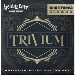 Dunlop Heavy Core Trivium TVMN1052 Σετ 6 Χορδές Ηλεκτρικής Κιθάρας 10-52" Hard Tension