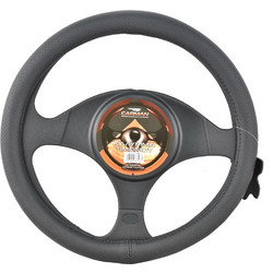 ΚΑΛΥΜΜΑ ΤΙΜΟΝΙΟΥ ΓΚΡΙ ΔΕΡΜΑ ΜΕ ΤΡΥΠΑ MEDIUM (37-38cm)