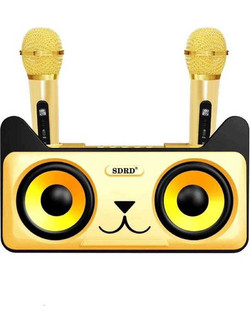 SDRD SD-305 Σύστημα Καραόκε με Ασύρματο Μικρόφωνο Χρυσό