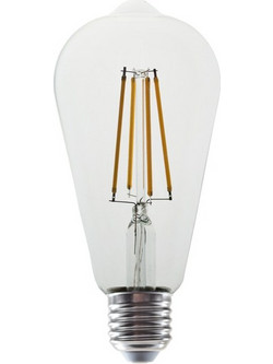 FILAMENT LED 6W 2700K 230V AC 820LM RA80 30000HRS 360 1xE27 / CONDI6WW