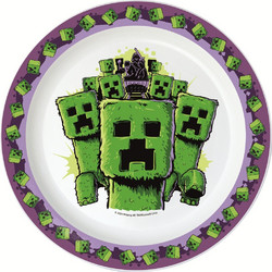 Minecraft The Movie Πλαστικό πιάτο φαγητού για φούρνο μικροκυμάτων