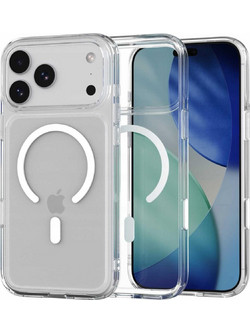 Spacecase Clear MagSafe Θήκη White (iPhone 18 Pro Max / 17 Pro Max)