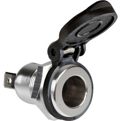 ΠΡΙΖΑ ΑΝΑΠΤΗΡΑ DIN ΑΛΟΥΜΙΝΙΟΥ ΜΕ ΚΑΠΑΚΙ 12/24V (ΑΡΣΕΝΙΚΟ: 3902.7) - Lampa - L3913.2