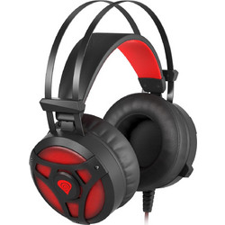 Genesis Neon 360 Gaming Headset Over Ear Black Red