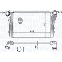 Magneti Marelli Ψυγείο Αέρα Υπερπλήρωσης - 351319204030